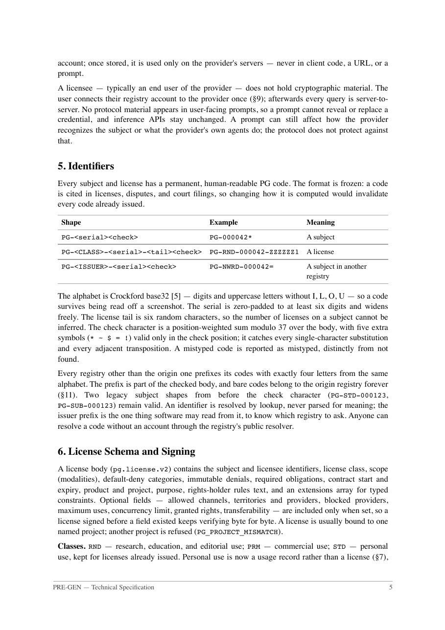 PRE-GEN v5, page 5 of 11